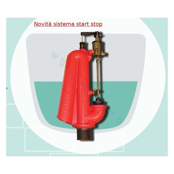 Scarico Per Water A Cassetta Alta Tipo Catis - Ricambio Idrodiba Originale